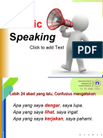 Materi Public Speaking