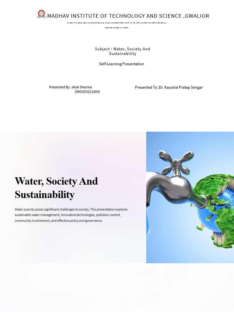 Sustainable Water Management Strategies | PDF | Water Resources | Water