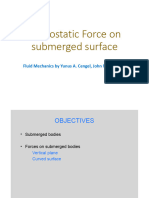 3e Hydrostatic Force On Submerged Surface (Cengel)