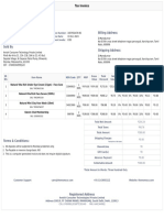 Billing Address: Tax Invoice