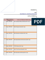 Jadwal Pemebekalan Oleh Guru Pembimbing