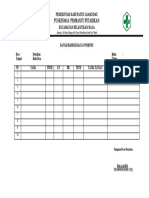 Daftar Hadir Kegiatan Posbindu