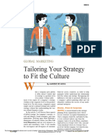 Tailoring Your Strategy To Fit The Culture
