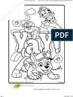 Paw Patrol - Free Printable Coloring Page - Crayola - Com - Crayola