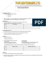 Evaluasi Tema 3D Subtema 4 Tahun Akademik 2023/2024 Nama Peserta Didik: .. Kelas: .. Hari/ Tanggal: .. Matematika KD 3.3