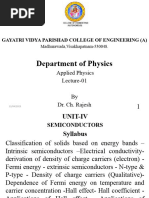 Fermi Levels in Semiconductors Explained | PDF | Semiconductors ...