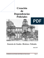 Creaciones de Dependencias Policiales