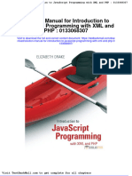 Solution Manual For Introduction To Javascript Programming With XML and PHP 0133068307