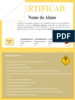 NR07 - Certificado Primeiros Socorros - 2023