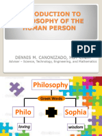 1 Branches of Philosophy