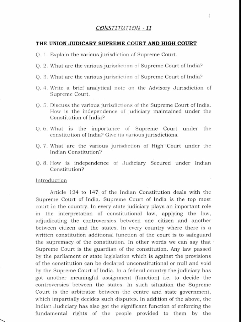 1 Constitution Ii Llb S Y Semester Iii Pdf