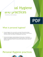 Personal Hygiene Practices