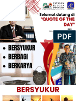 Bersyukur - Berbagi - Berkarya