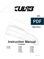Acculab VI Series Operations Manual