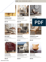 White Beige Modern Product Guide Home Furniture Catalogue A4 Document