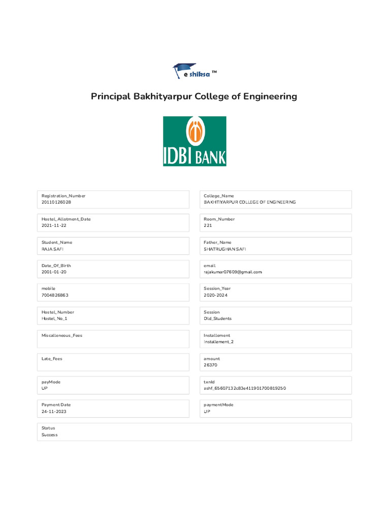 Eshiksa payment portal pdf