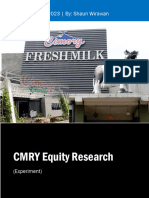 $CMRY Equity Research Report