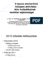 CANDU 6 Tipusú Atomerőmű Kis - És Közepes Aktivitású Radioaktív ...