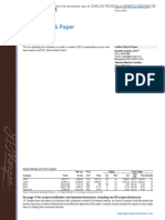 JP Morgan SUZB3@BZ LatAm Pulp & Paper Model Update