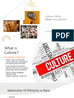 Culture: What Makes You Special!: By: Emilee Boyd and Abigail Glumac