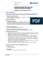 Proceso de Selección Cas #089 - 2023 Asistente de Control Aduanero Intendencia de Aduana de Paita