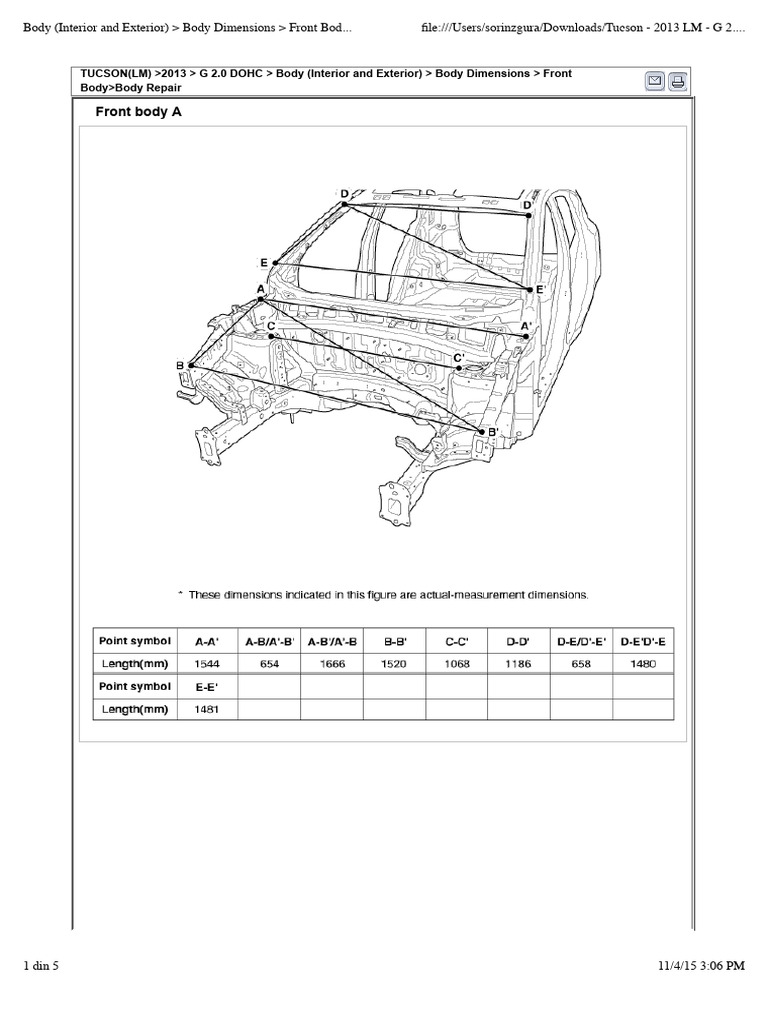 Body (Interior and Exterior) Body Dimensions Front Body Body Repair PDF