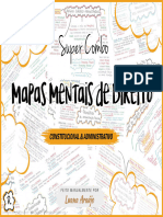 Super Combo Mapas Mentais de Direito Constitucional & Administrativo