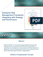 ERM Framework Integrating With Strategy and Performance