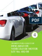 5 Paso para Realizar El Descargo de Vehiculo de Motor Ley No. 492 08