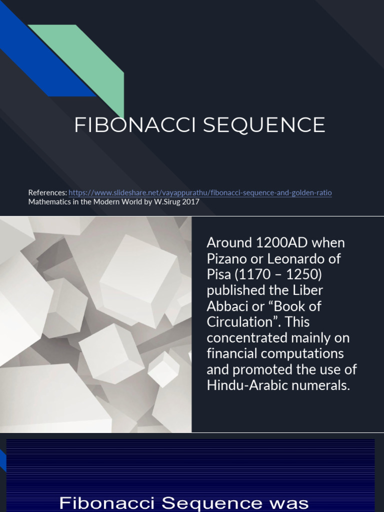 1-2 - The Fibonacci Sequence | PDF | Ratio | Mathematical Objects