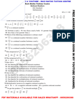 8TH CBSE MATHS Rational Numbers WORKSHEET