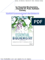 Test Bank For Essential Biochemistry 4th Edition Charlotte W Pratt Kathleen Cornely