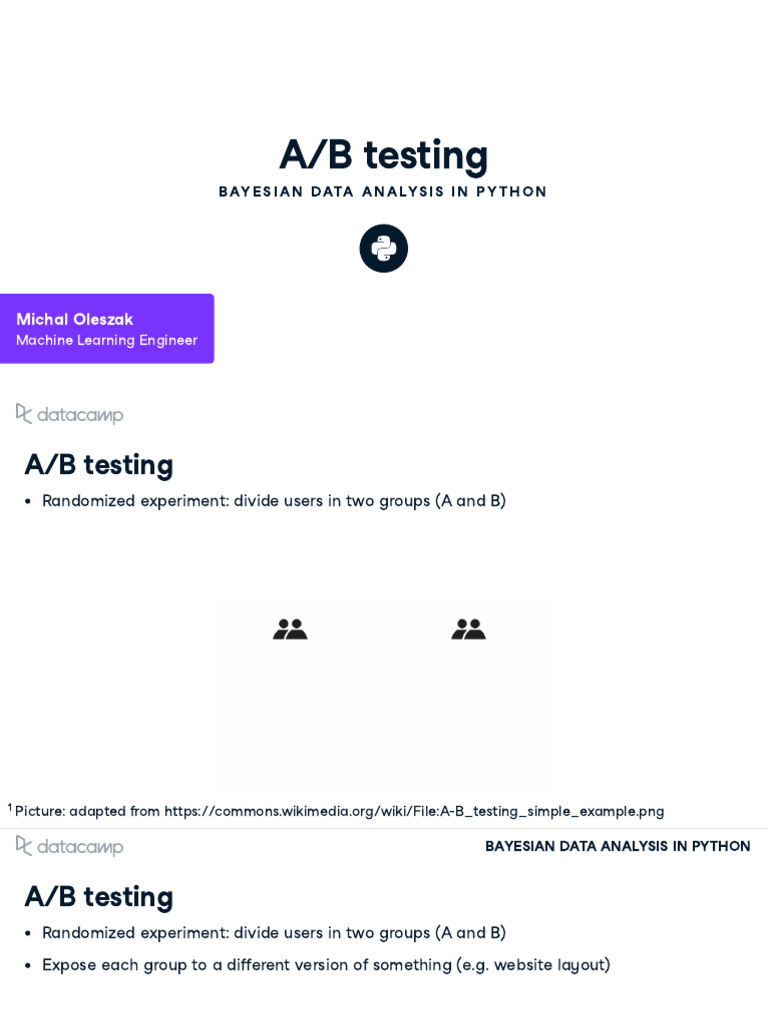 Bayesian A/B Testing in Python | PDF | Bayesian Probability | Statistics