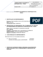 PROJETO DE GERENCIAMENTO DE RESIDUOS DA CONSTRUCAO CIVIL ASA SUL – PGRCC assinado