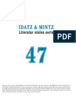 Idatz & Mintz - Literatur Atalen Sorta 47
