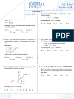 Sınıf Matematik Matematik: H H H B H L H H