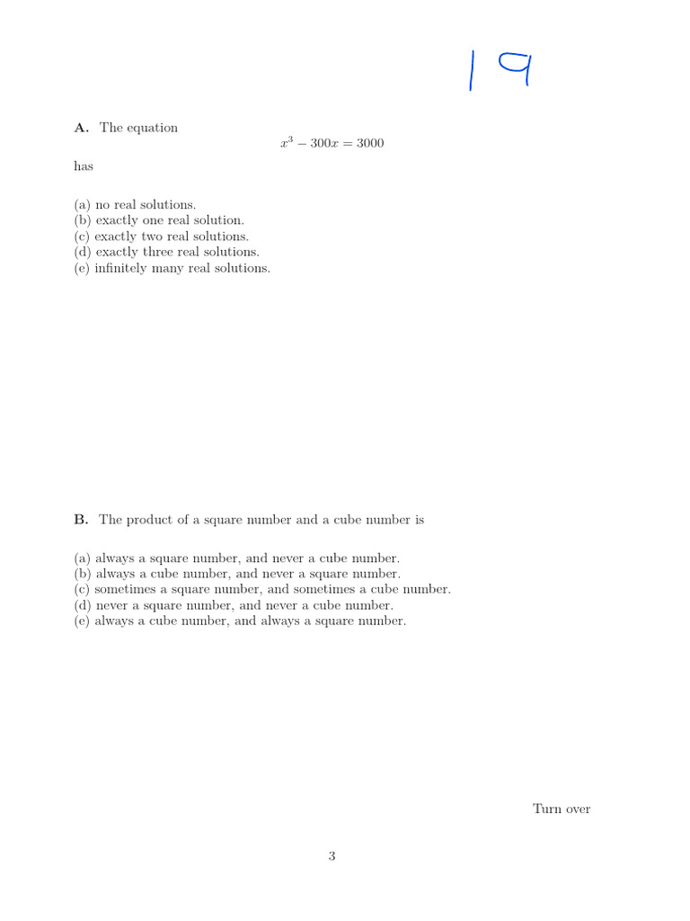 Test 19 pdf line geometry mathematics