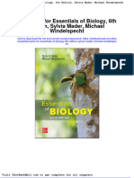 Test Bank For Essentials of Biology 6th Edition Sylvia Mader Michael Windelspecht