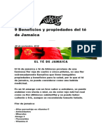 Beneficios Flor de Jamaica