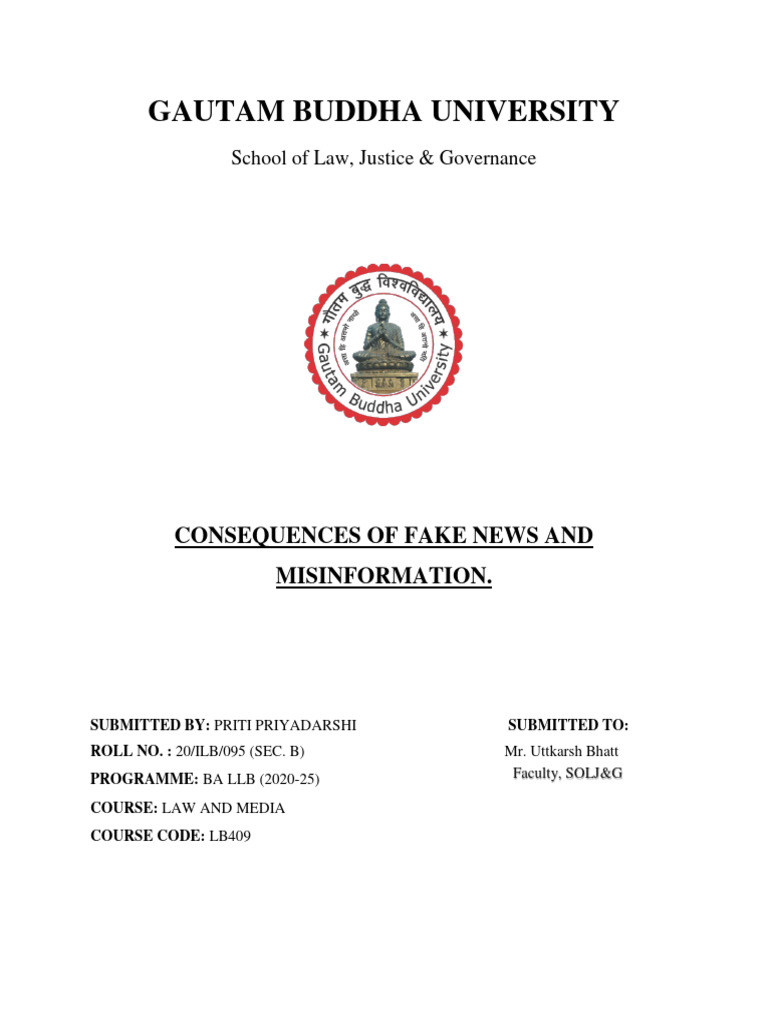 Law and Media Assignment | PDF | Defamation | Social Media