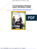 Test Bank For Essentials of Business Communication 8th Edition Guffey