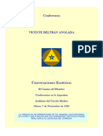 Conferencia de Vicente Beltrán Anglada 1985-11-07