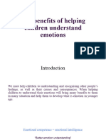 The Benefits of Helping Children Understand Emotions