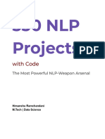 350 NLP Projects With Code