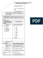 Detailed Lesson Plan in Math Grade 4 Deductive Method