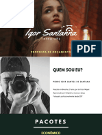 Propostas de Orçamento - Igor Santanna Fotografia