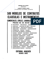 500 Modelos de Contratos, Cláusulas e Instrumentos