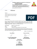 Surat Undangan Alumni Ukm-Ki Studi Islam Berkala