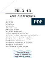 Capitulo 19. Agua Subterranea