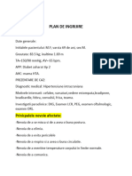 Plan de Ingrijire Hipertensiune Intracerebrala